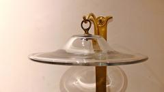 Pair of Georgian Style Handblown Bell Jar Sconces