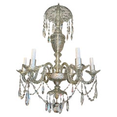 Pair of 19th Century Irish Georgian Crystal Chandeliers