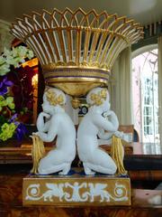 Period Early 19th Century Sevres Empire Porcelain Figural Centerpiece