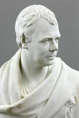 19th Century Marble Bust of Sir Walter Scott After Chantrey