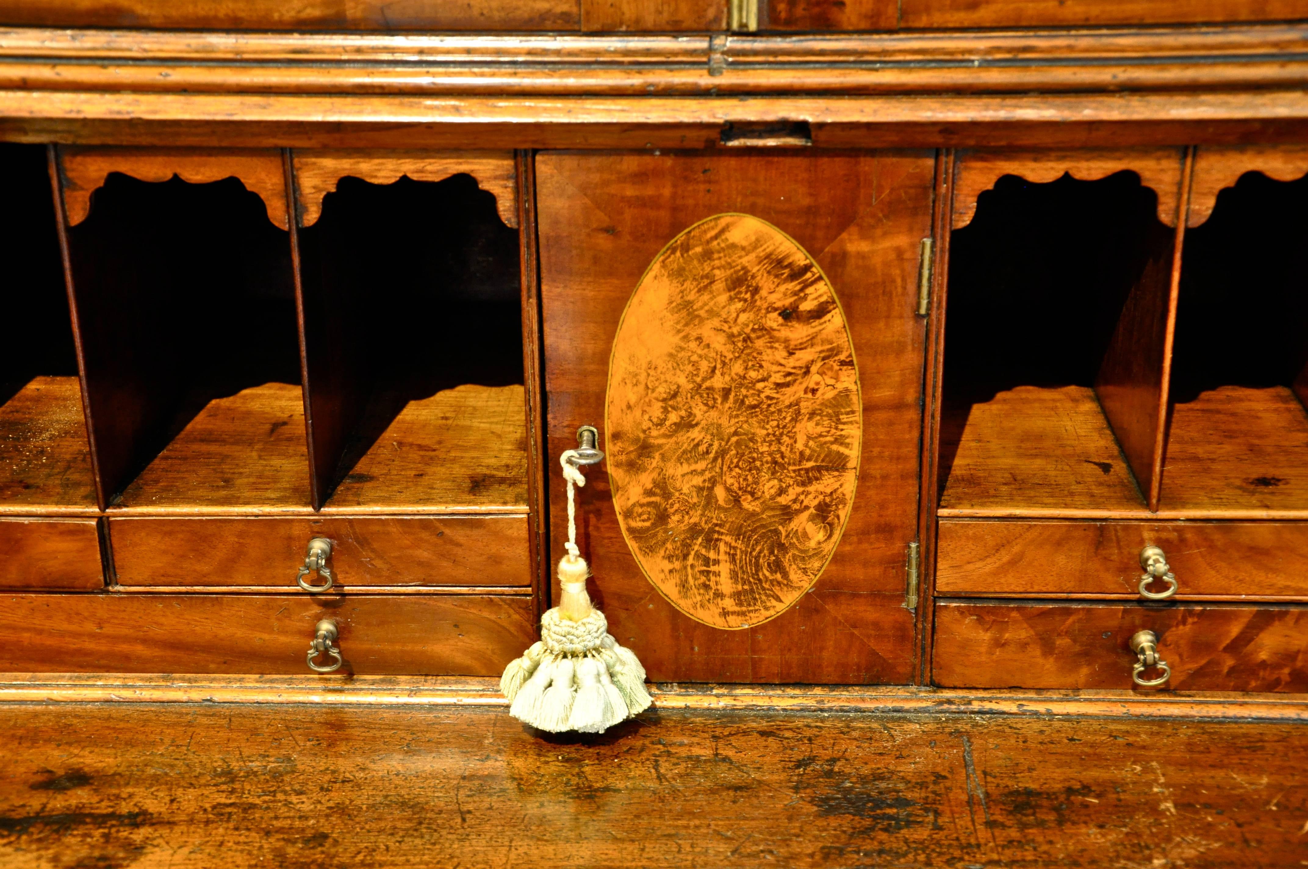 Period George III Chippendale Mahogany Secretary Bookcase 3