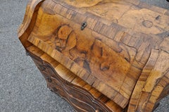 19th Century Italian Figured Walnut Desk of Smaller Size