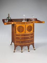 Sheraton Period Inlaid Drinks Cabinet