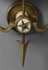 Pair of Neoclassical Style Wall Appliques in the Form of Arrows