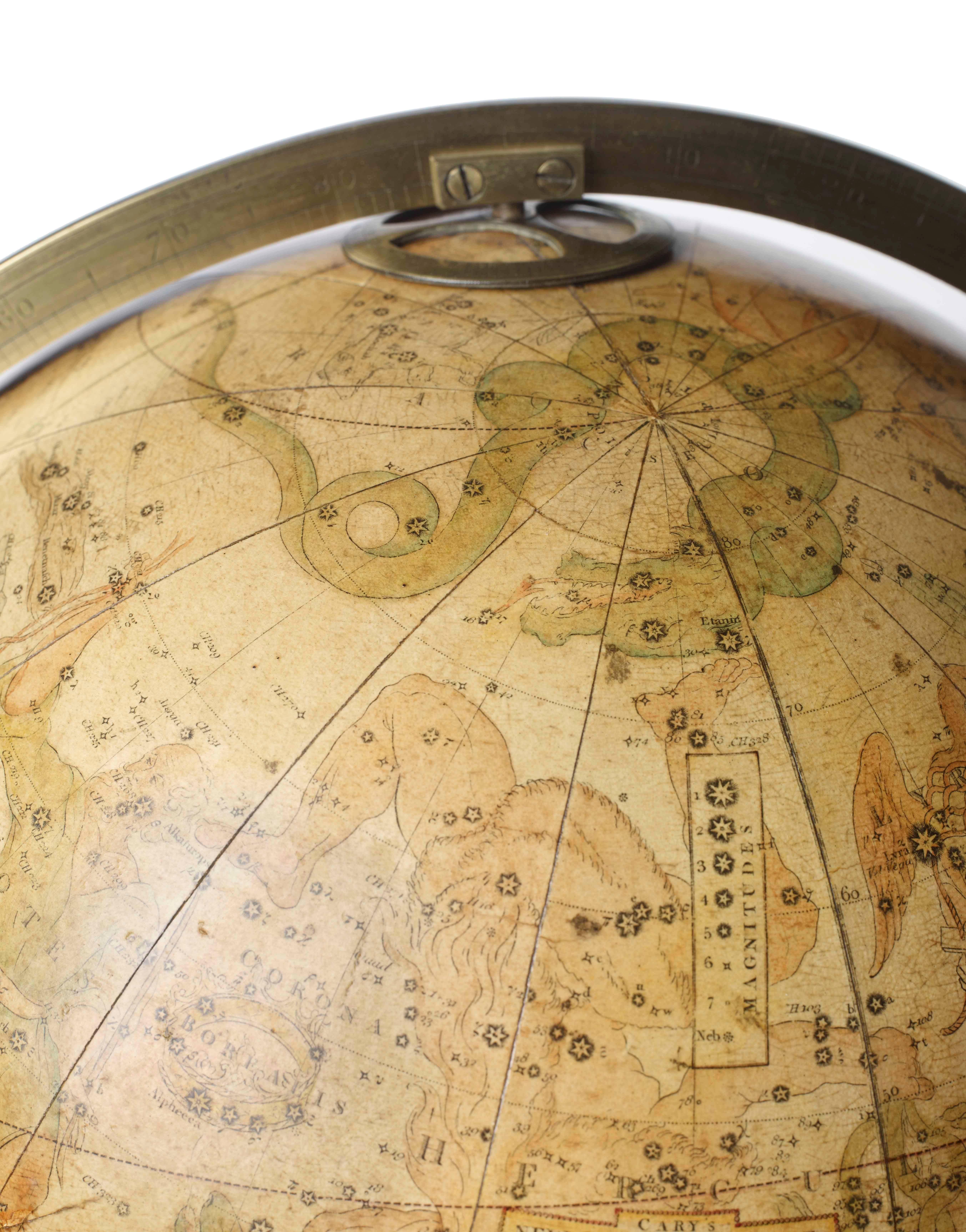Pair of Terrestrial and Celestial Table Globes In Excellent Condition For Sale In New York, NY