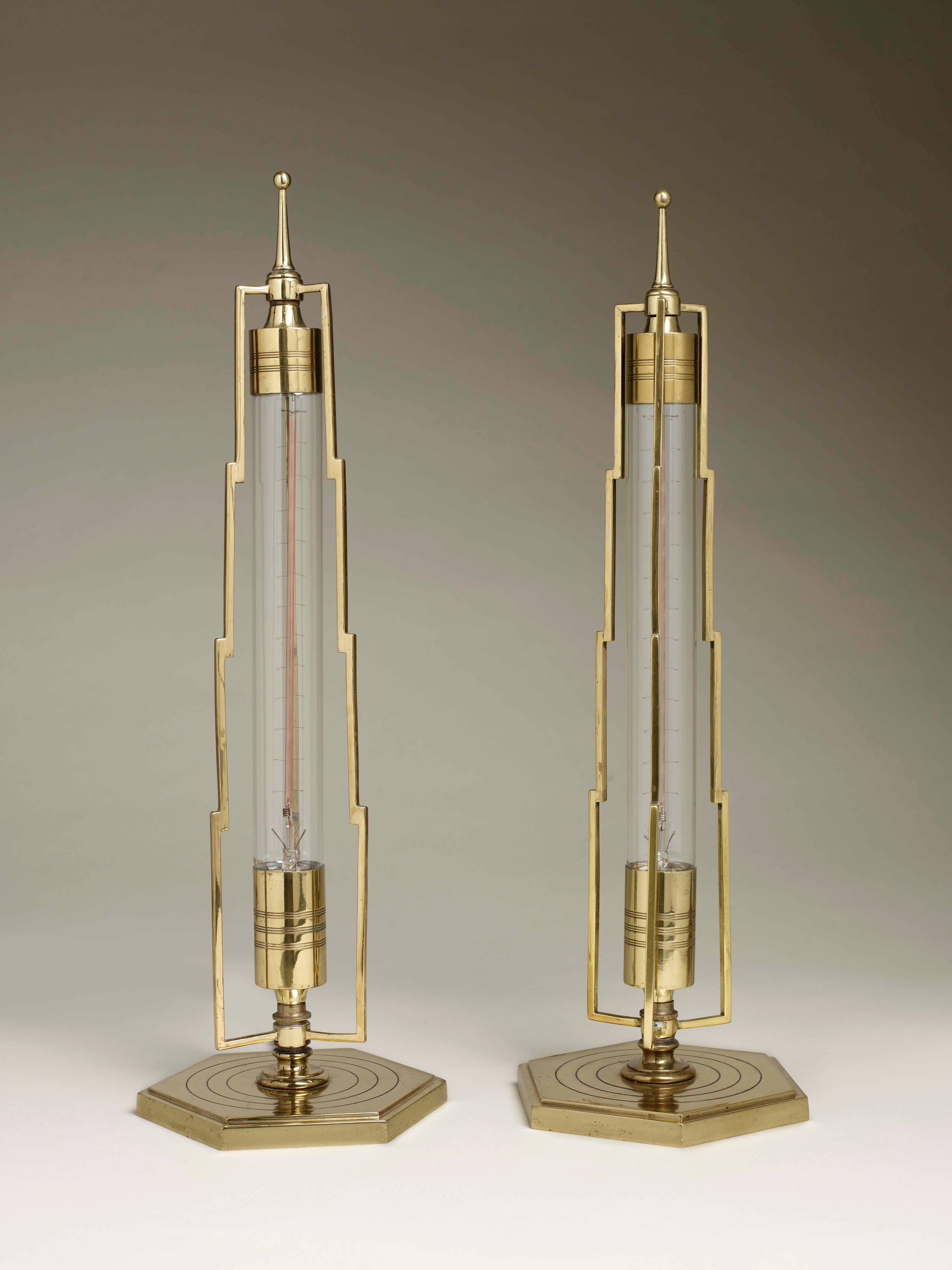 American Pair of Art Deco Table Lamps For Sale