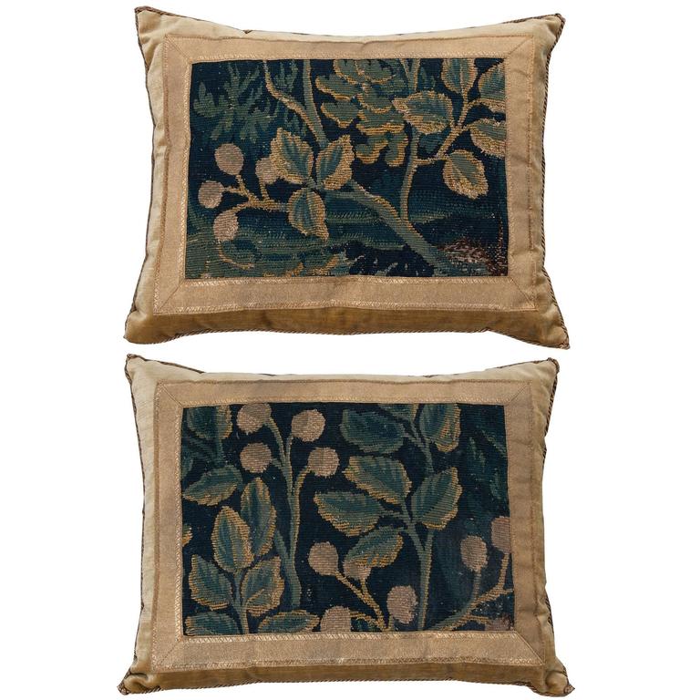 Antique Textile Pillows by B.Viz Designs For Sale at 1stdibs