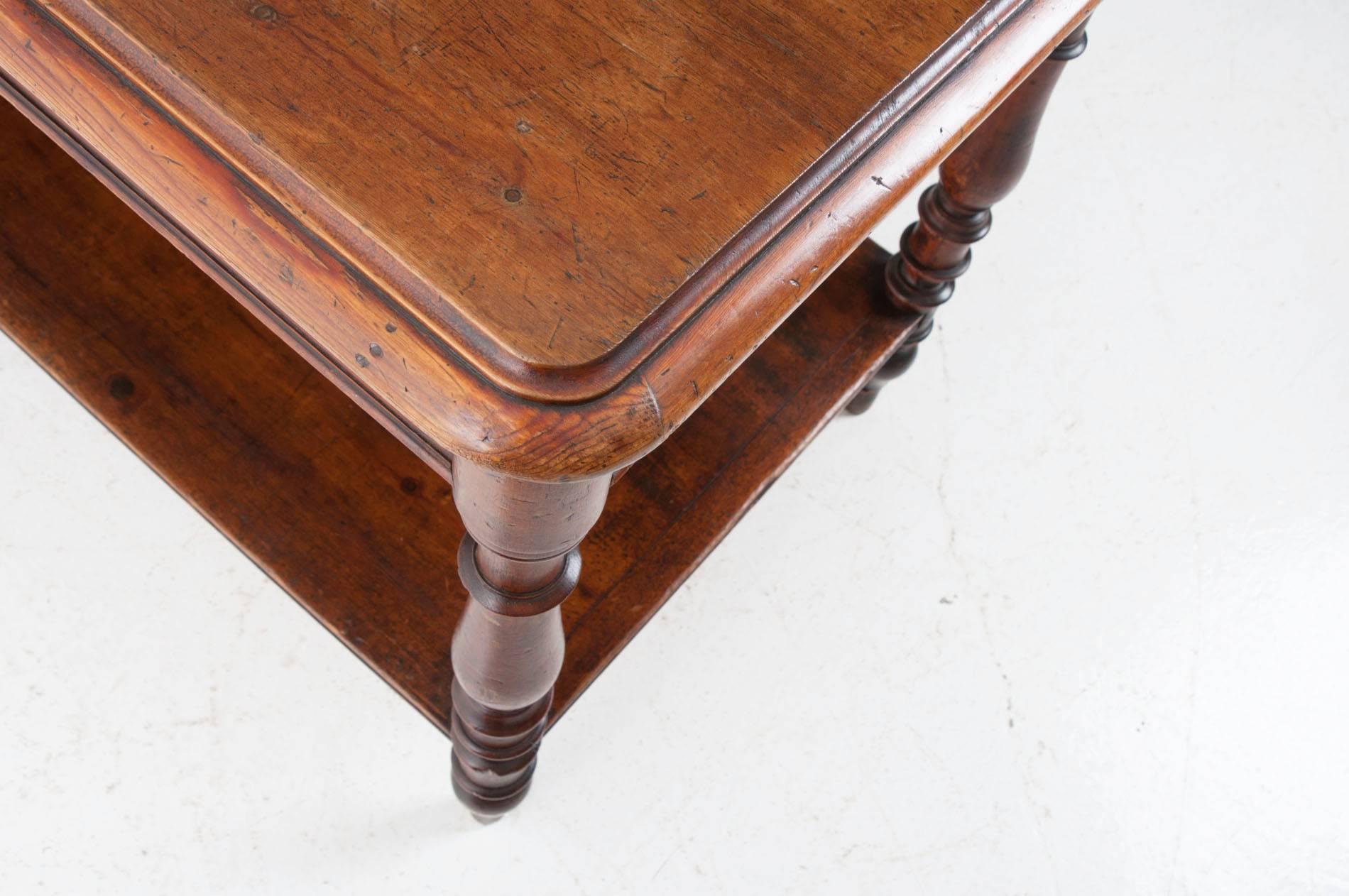 French 19th Century Pine Draper's Table From Brittany 7