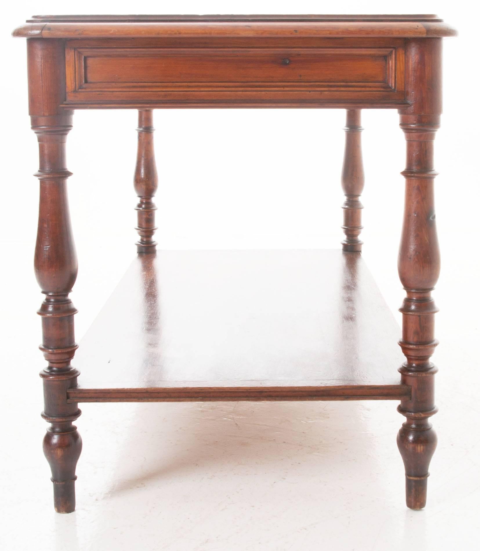 French 19th Century Pine Draper's Table From Brittany 5