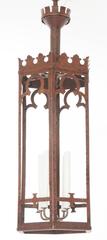 Pair of Tall Gothic Style Lanterns
