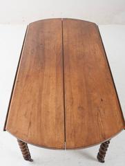 French 19th Century Cherry Drop-Leaf Table