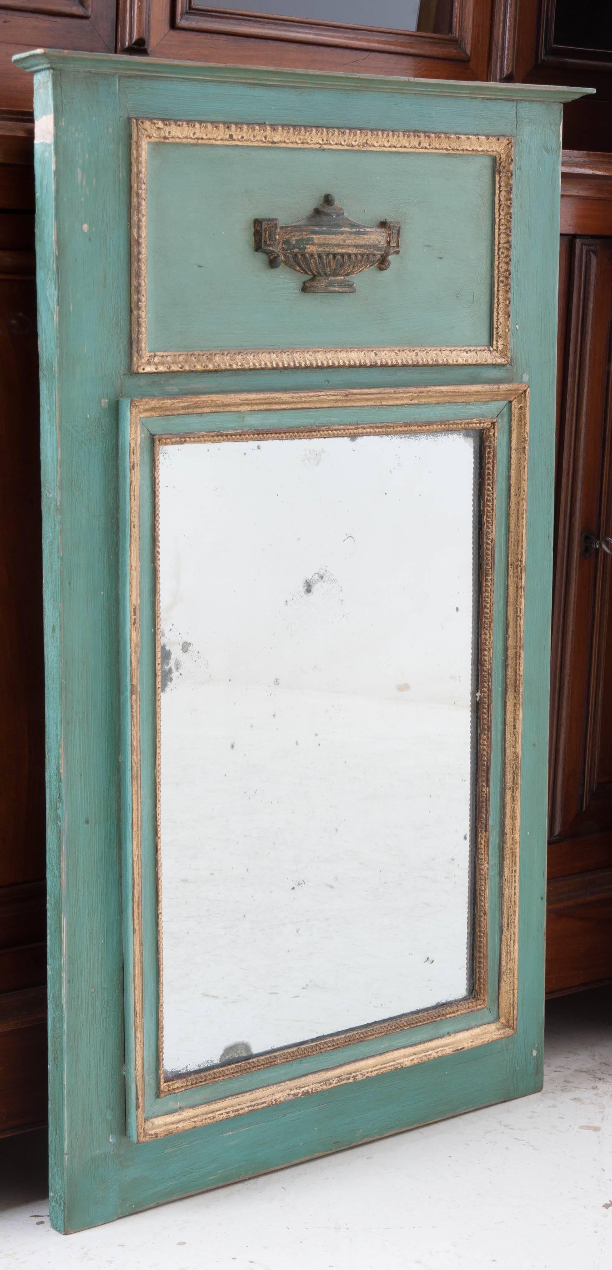 French 19th Century Painted Trumeau 2