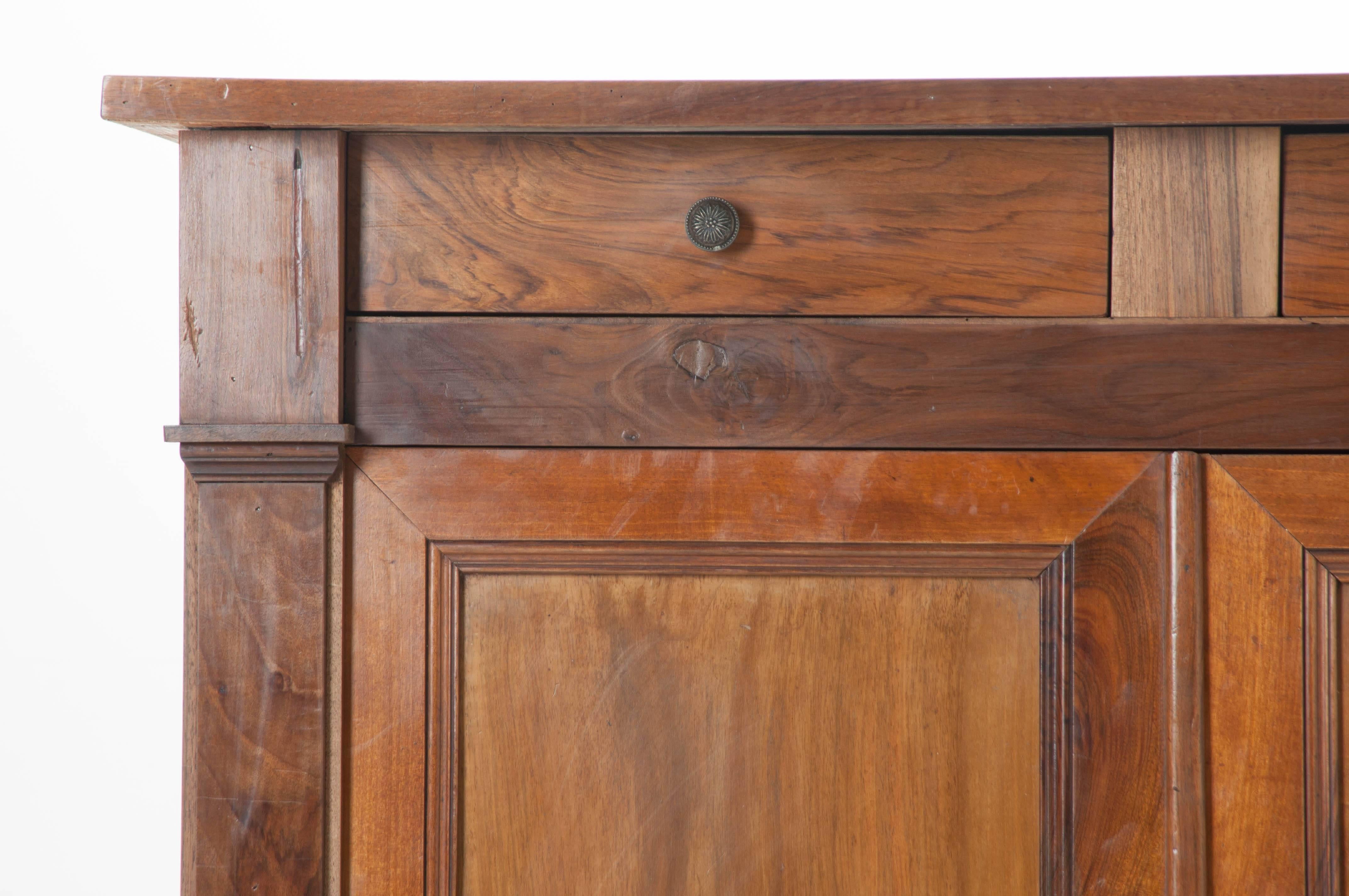 French Louis Philippe Walnut Enfilade 1