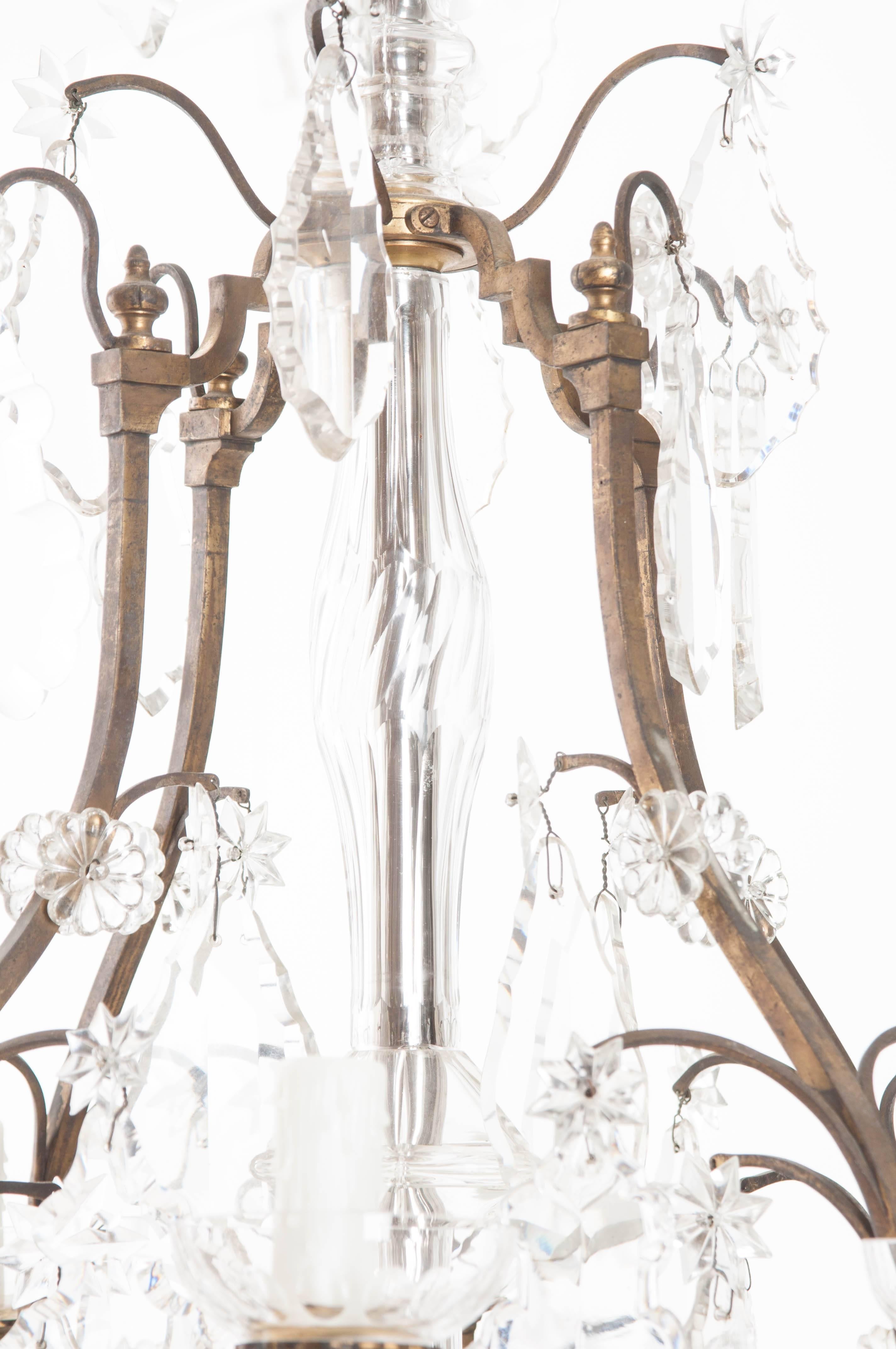 french brass chandelier