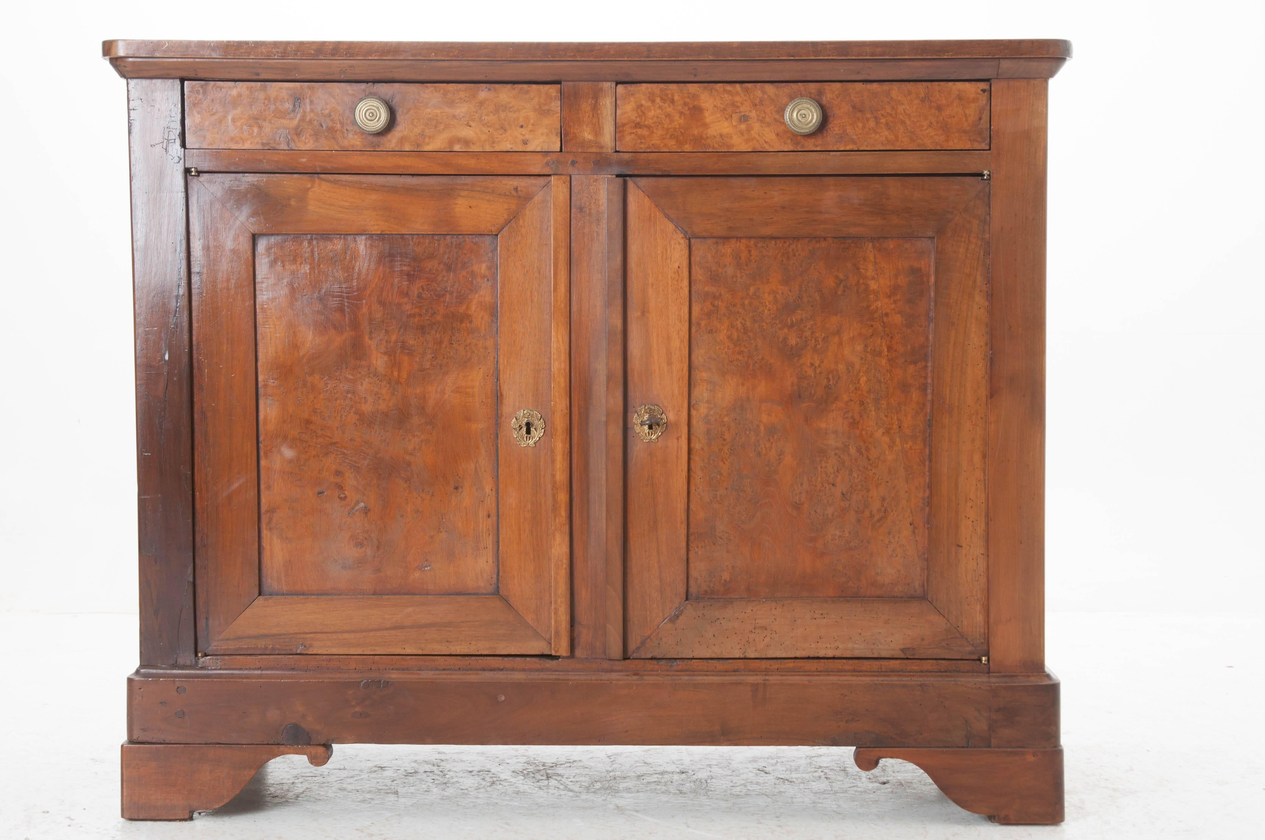 Pair of French 19th Century Walnut Louis Philippe Buffets In Excellent Condition In Baton Rouge, LA
