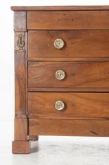 French 19th Century Empire Walnut Commode