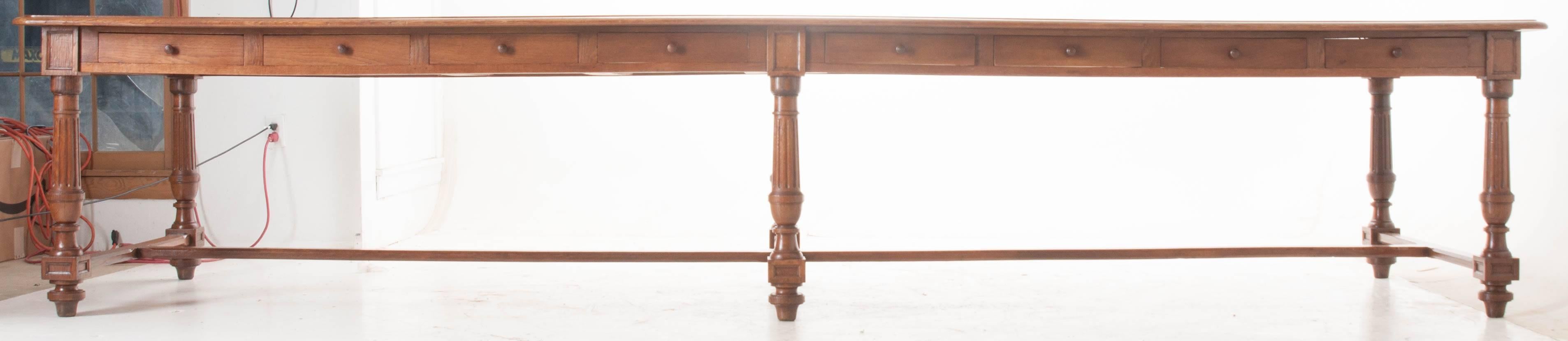 French 19th Century Oak Dining Table from Nunnery in Rouen 7