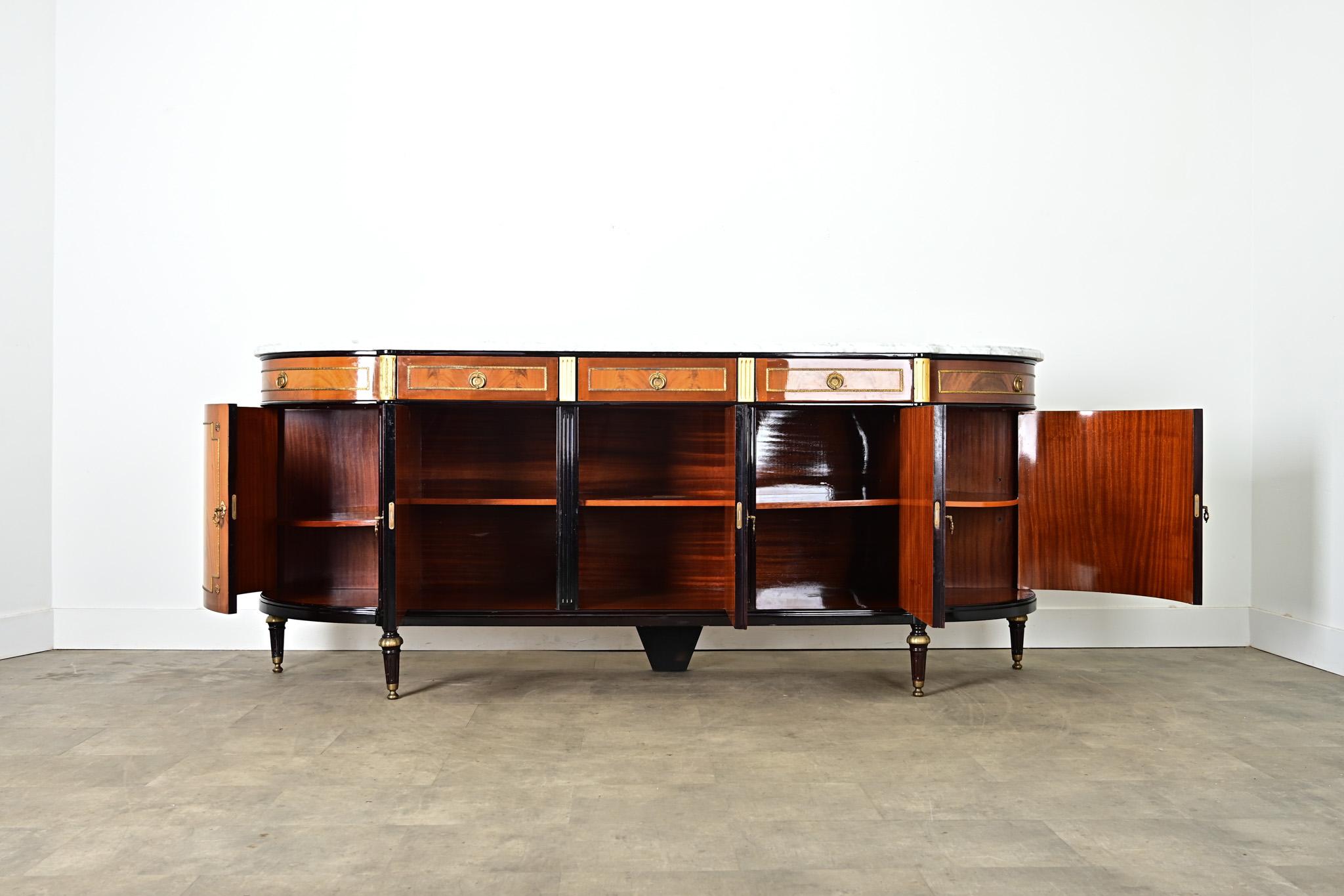 French 20th Century Louis XVI Style Enfilade For Sale 8