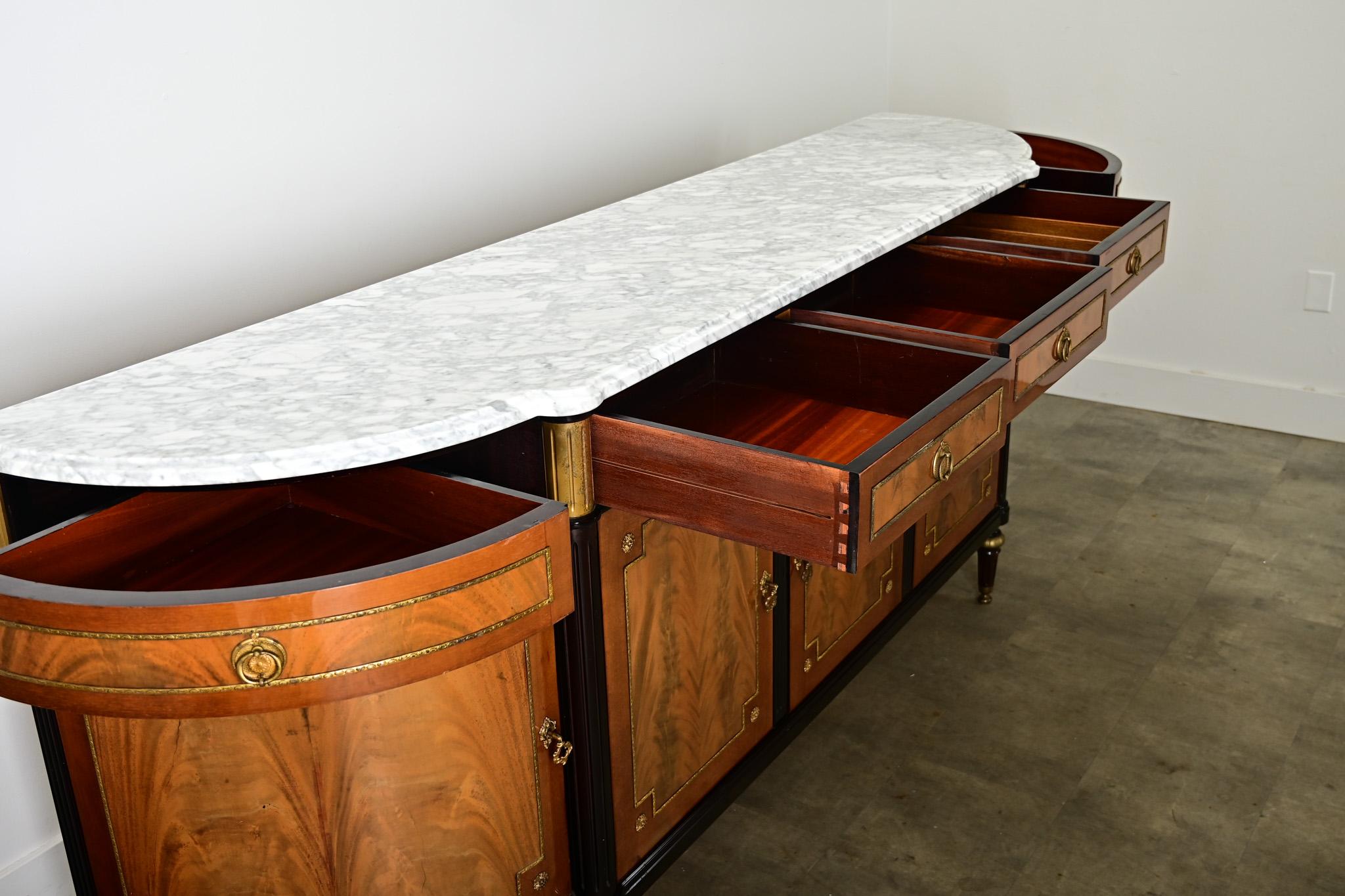 French 20th Century Louis XVI Style Enfilade For Sale 7