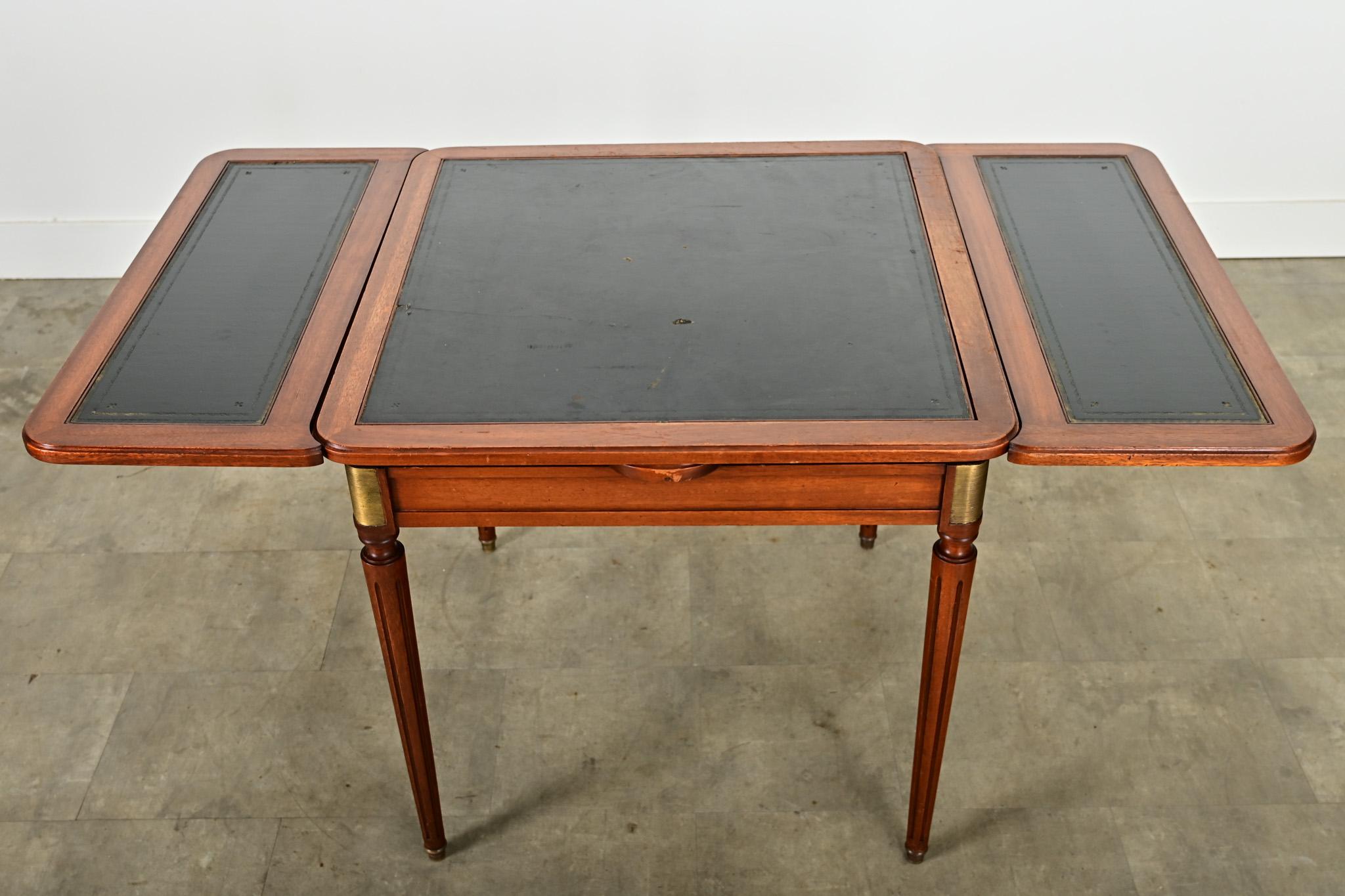 French 20th Century Mahogany Game Table For Sale 11