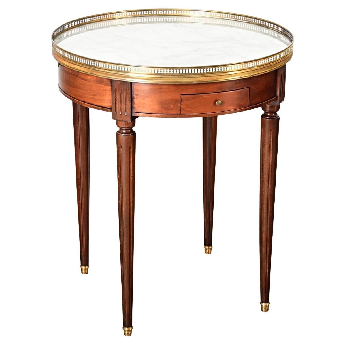 French 19th Century Mahogany Gueridon Bouillotte Table For Sale