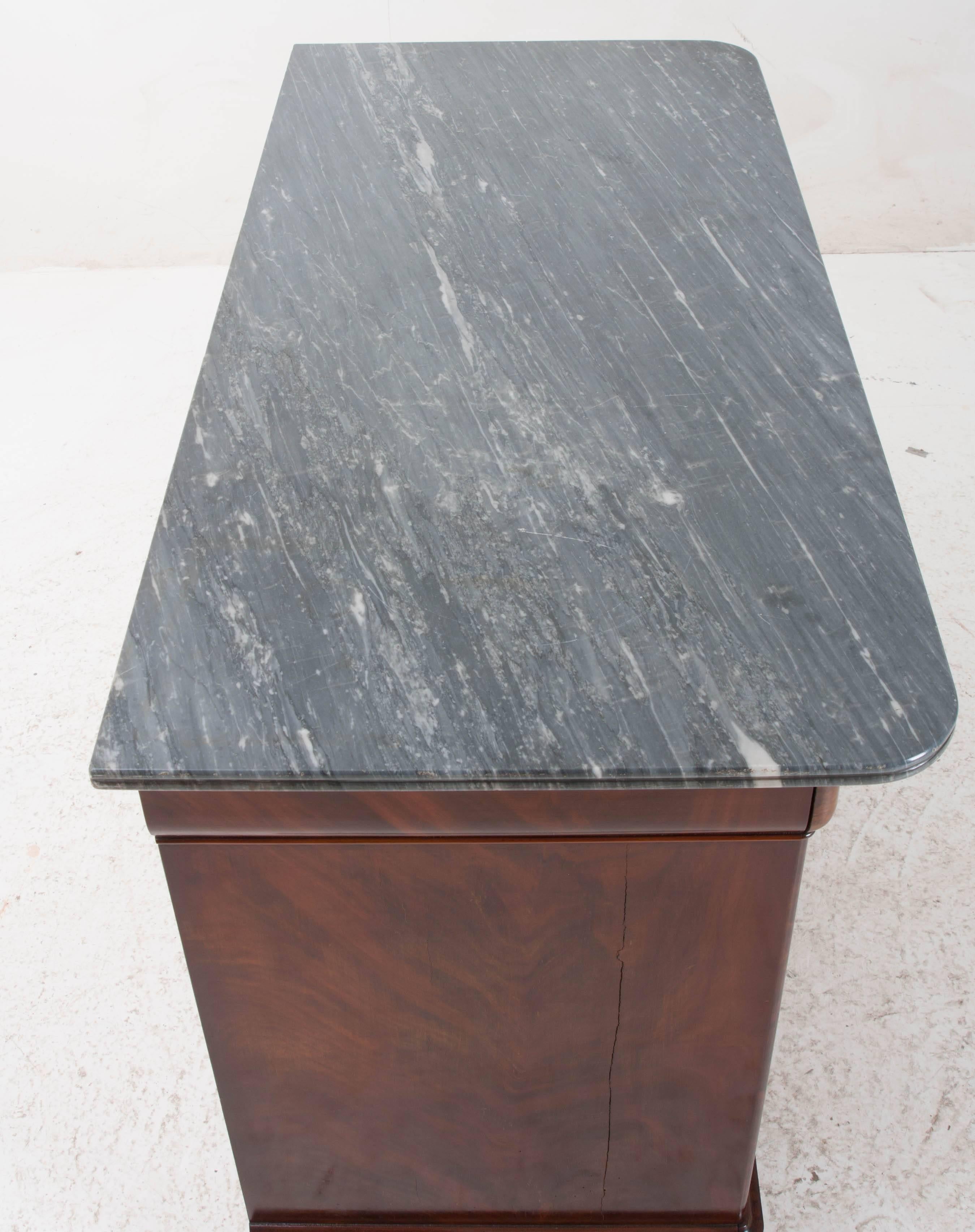 French 19th Century Louis Philippe Commode with Marble Top 2