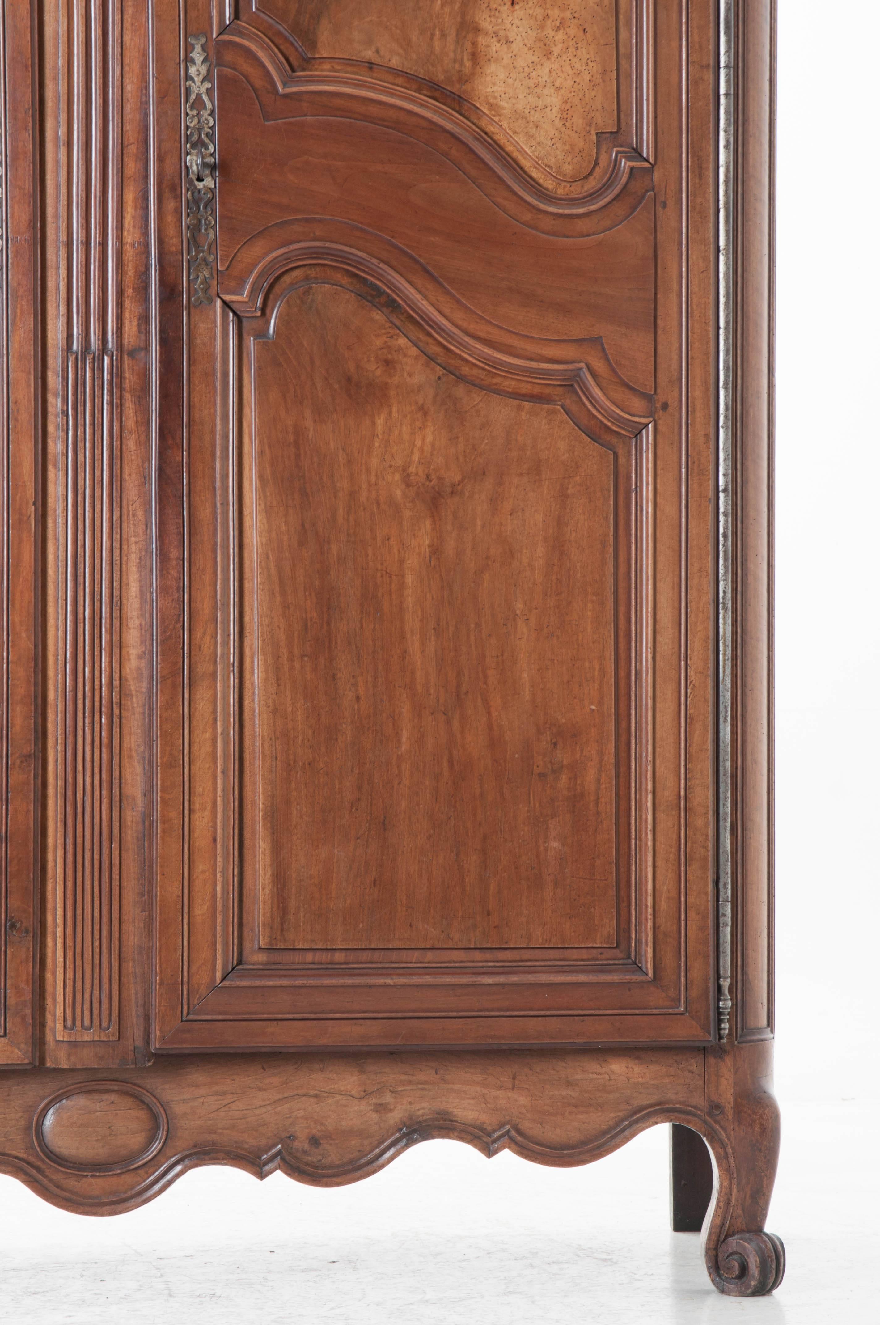 French 19th Century Walnut Armoire 2