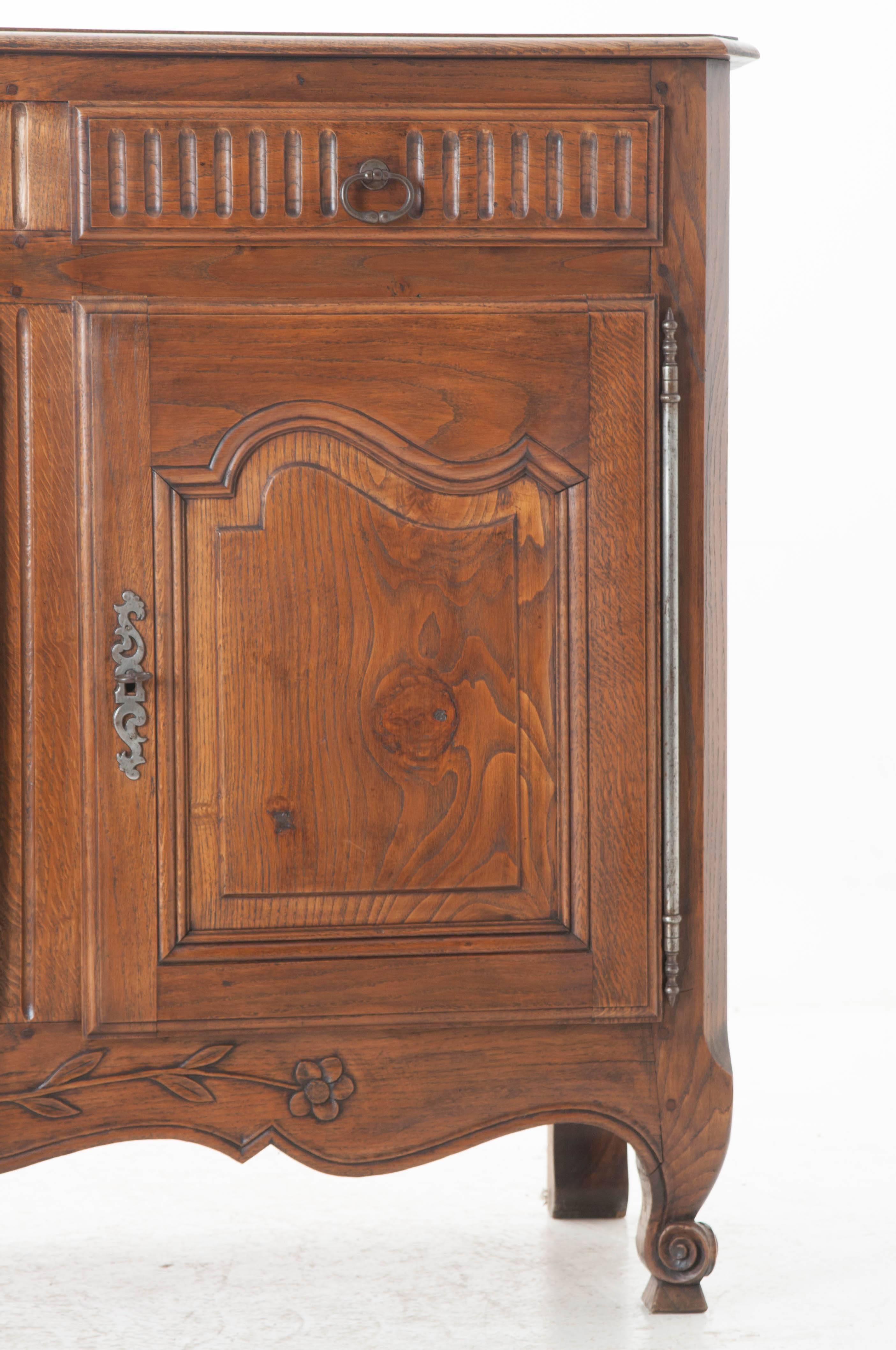 French 19th Century Transitional Louis XV and XVI Oak Enfilade 1