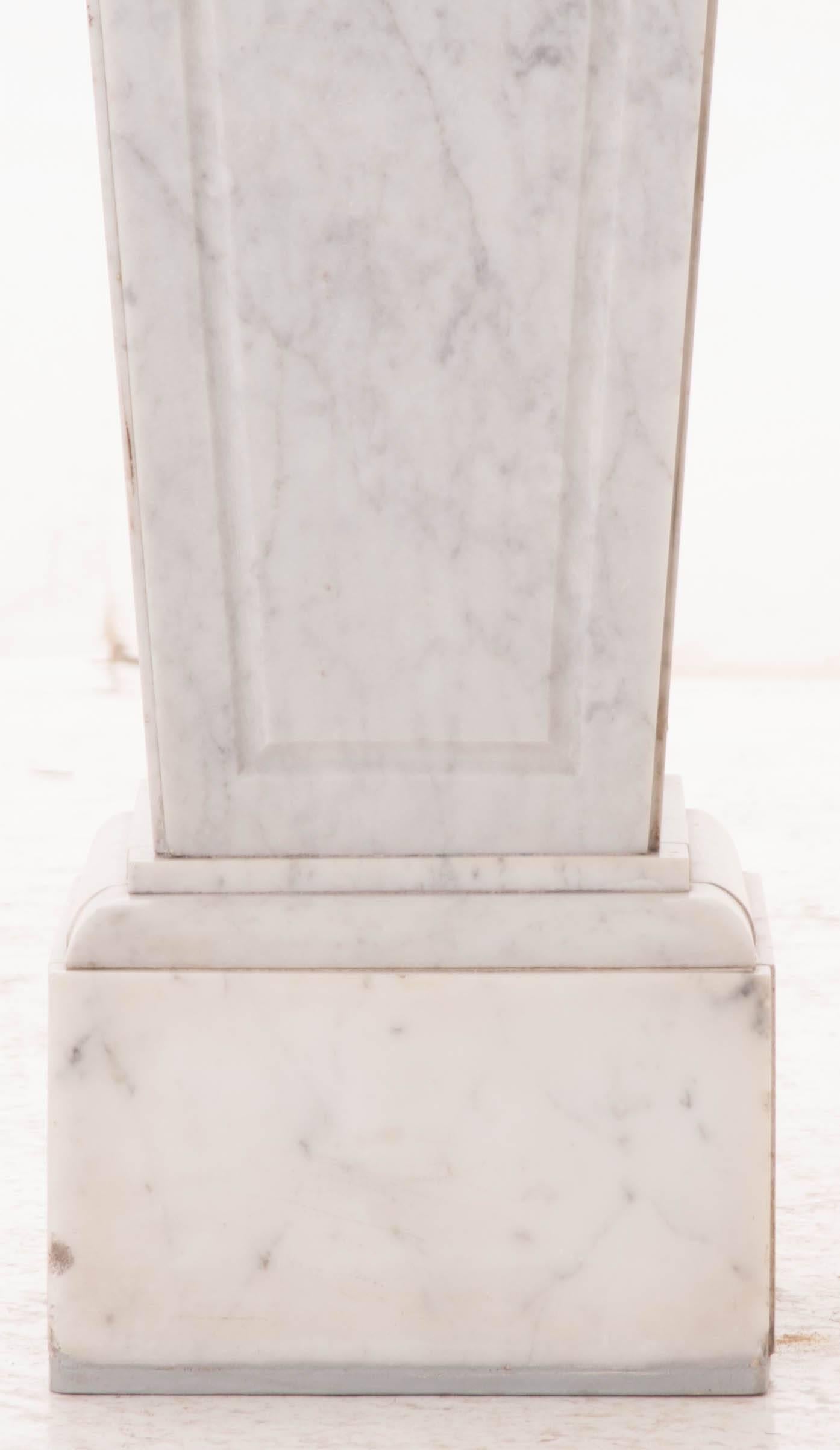 French 19th Century Marble Pedestal In Good Condition In Baton Rouge, LA