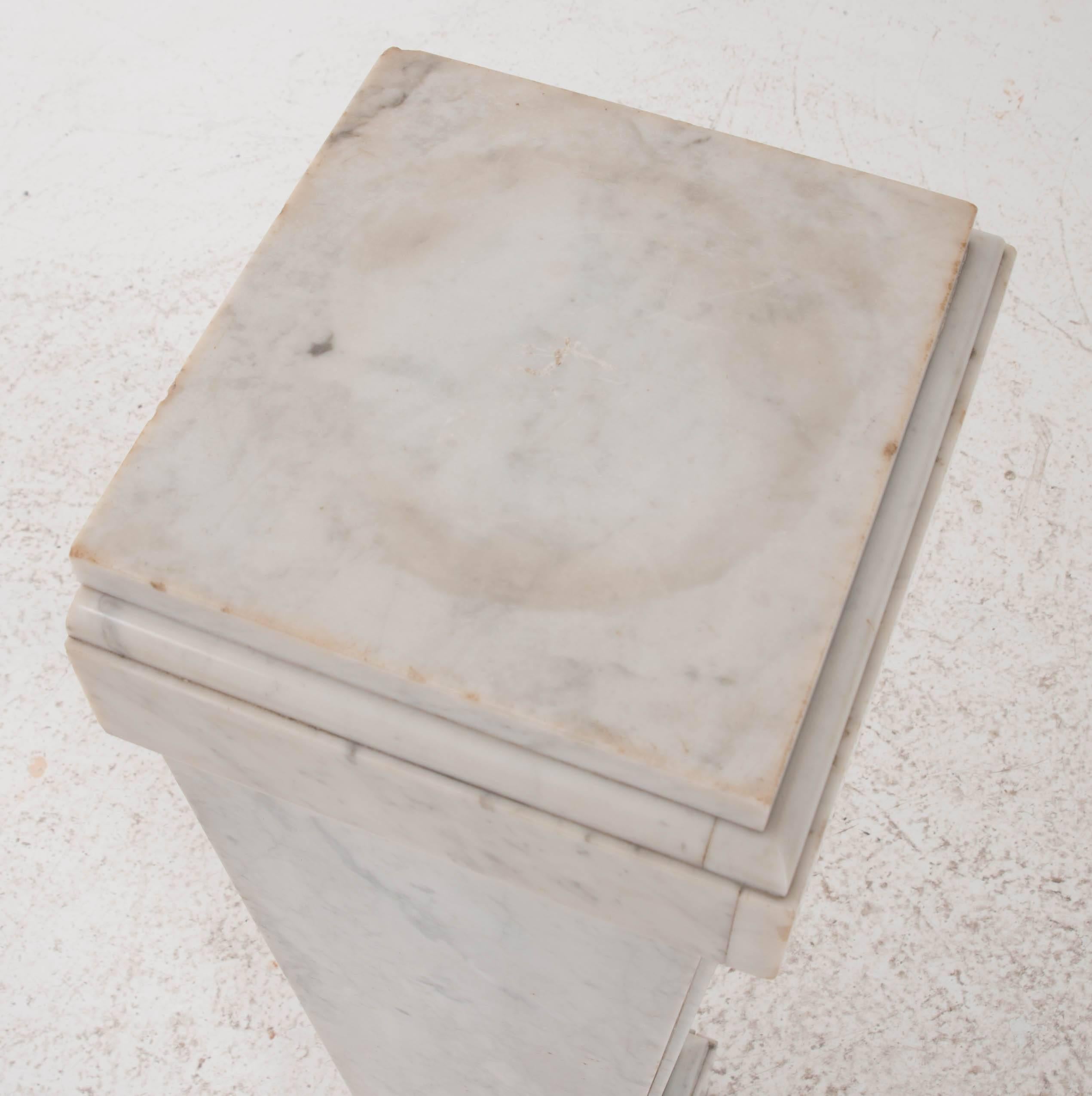 French 19th Century Marble Pedestal 2