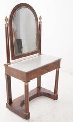 French 19th Century Empire Mahogany Dressing Table