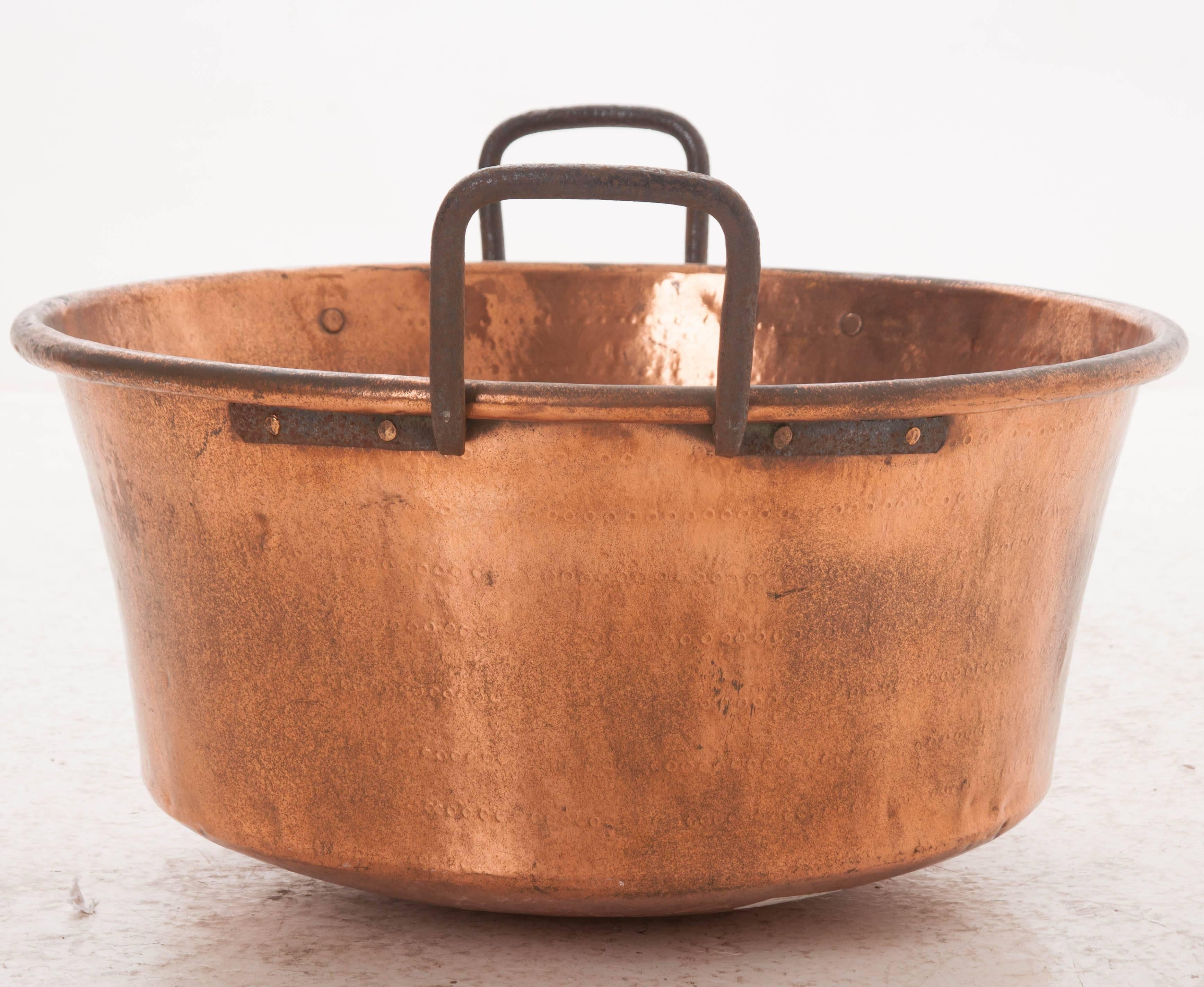 copper jam pot