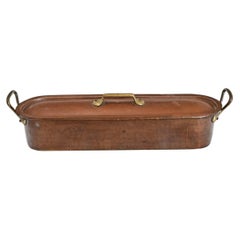 French 19th Century Copper Fish Kettle