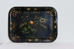 Dutch 19th Century Floral Tole Tray