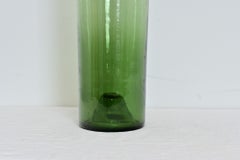 French 19th Century Green Glass Wine Bottle