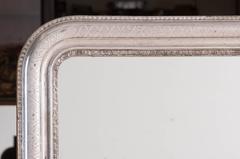 French 19th Century Louis Philippe Silver Gilt Mirror