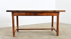 French 19th Century Oak Carpenter Table