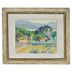 French Framed Landscape Painting