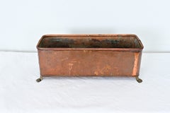 English 19th Century Copper Planter Box