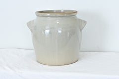 Grand pot à confit vintage en grès français