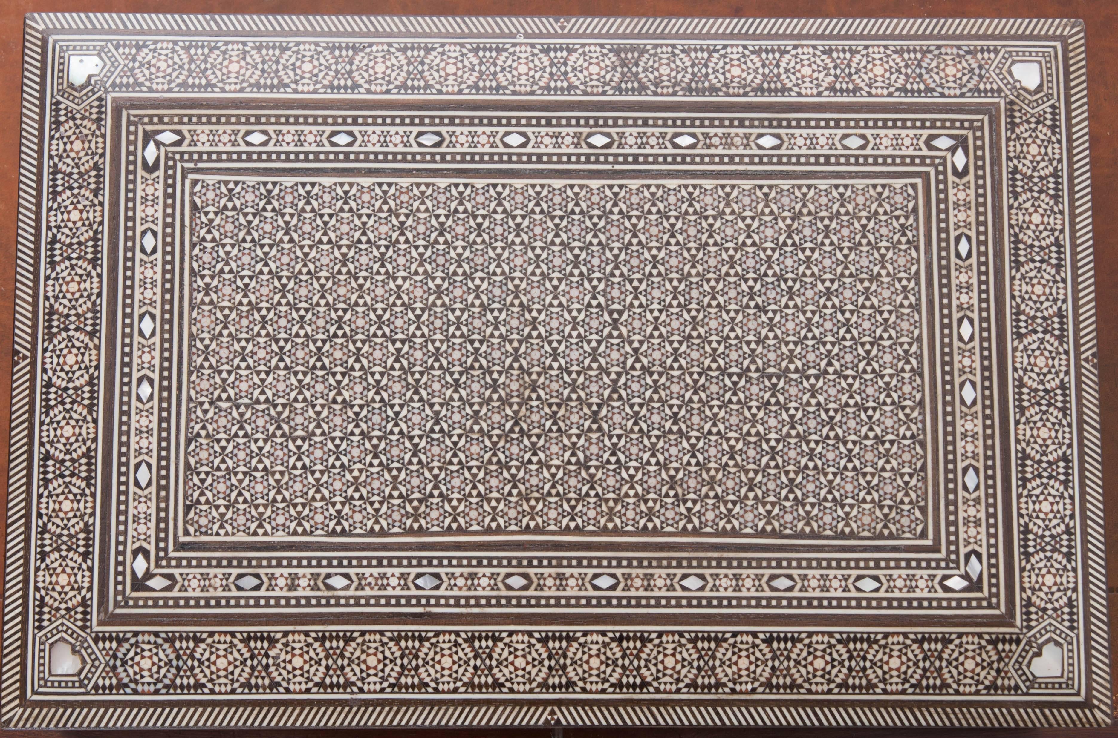 Syrian 19th Century Inlay Box In Good Condition In Baton Rouge, LA