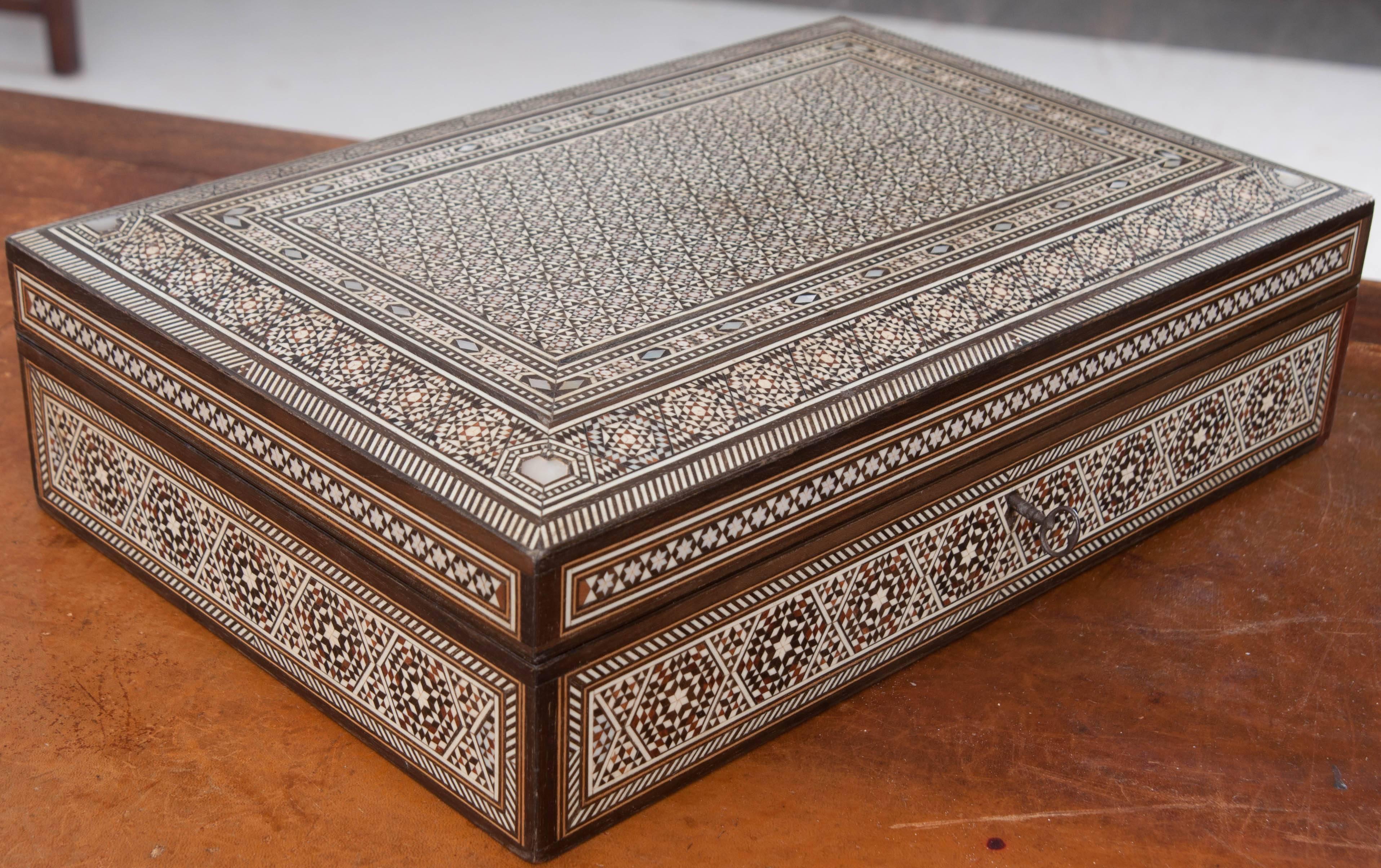 Syrian 19th Century Inlay Box 6