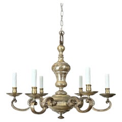 Early 20th Century French Bronze Chandelier