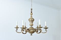 Early 20th Century French Bronze Chandelier