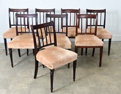Set of 8 English 19th Century “H.O. Peers” Mahogany Dining Chairs