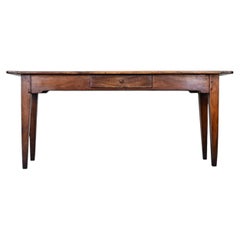 French 19th Century Solid Walnut Console