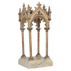 Italian 18th Century Gothic Revival Altar on Pedestal