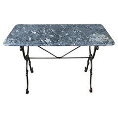 French 19th Century Marble Top Bistro Table