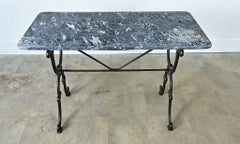 French 19th Century Marble Top Bistro Table