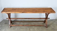French 19th Century Alpine Pine & Oak Cheesemaker’s Table